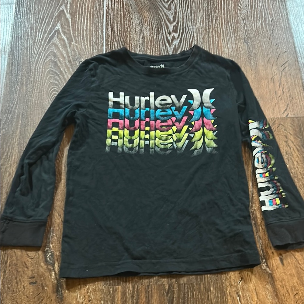 Hurley Kids Black Long Sleeve Shirt